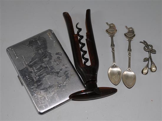 Small bag of silver etc